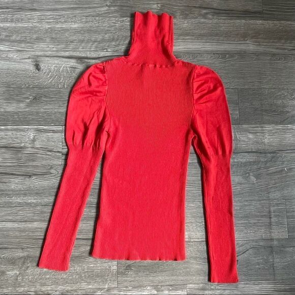 Revolve ANTHROPOLOGIE Cecilia Puff-Sleeved Turtleneck Sweater - Picture 7 of 15